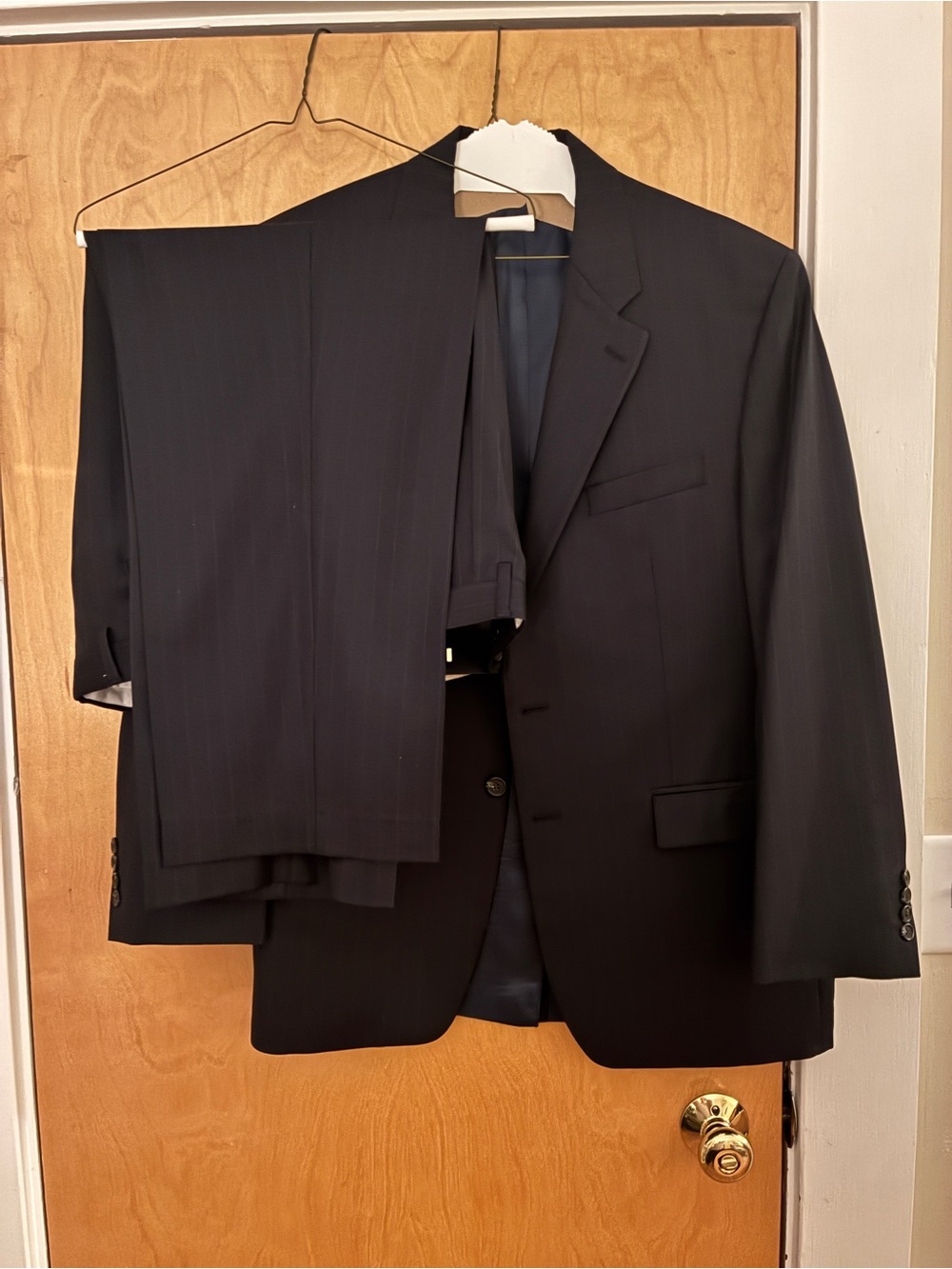 Classic Men's Black Suit Blazer & Trousers